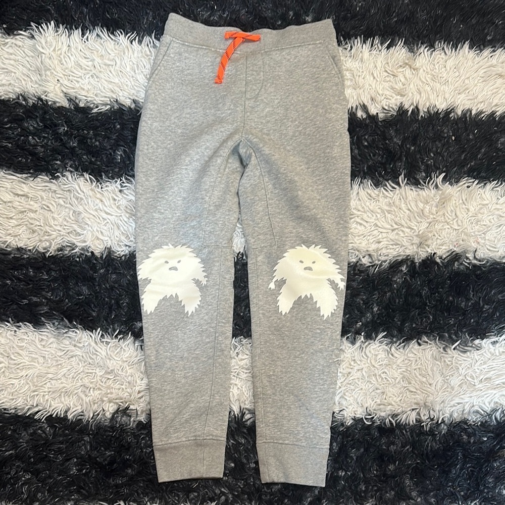 Crewcuts Glow Monster Joggers with Elastic Cuffs, Sz 12